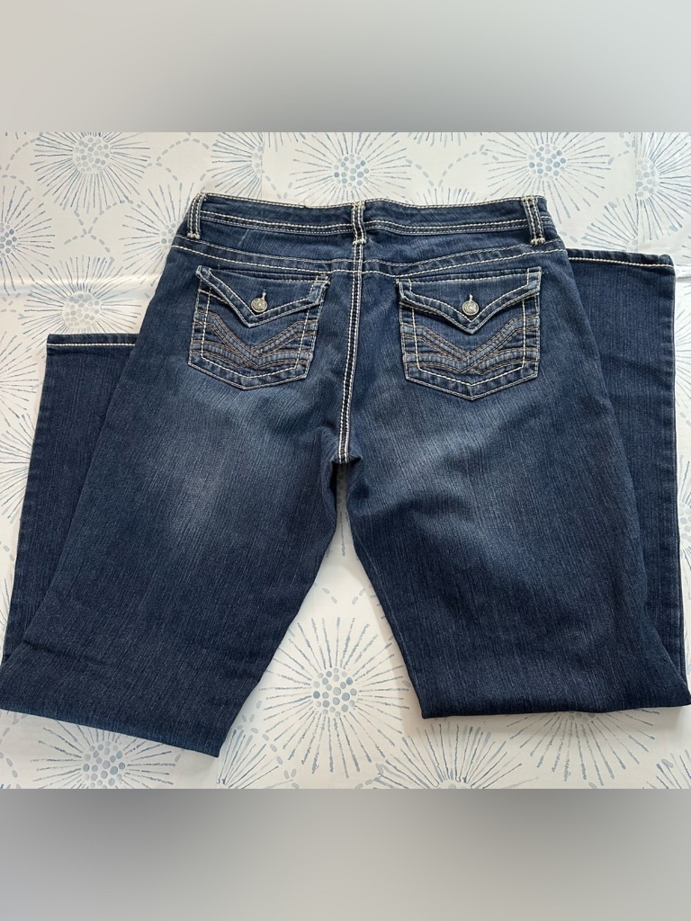 Nine West Vintage American Mid Rise Bootcut Jeans Women's Size 12 - Picture 9 of 12